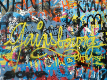 “signé Gainsbourg”, aus Serie ”Serge Gainsbourg“, c-print Graffiti, 100 cm x 120 cm, 2010